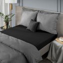 PRZEŚCIERADŁO EUROFIRANY NOVA 160X210 CM CZARNY