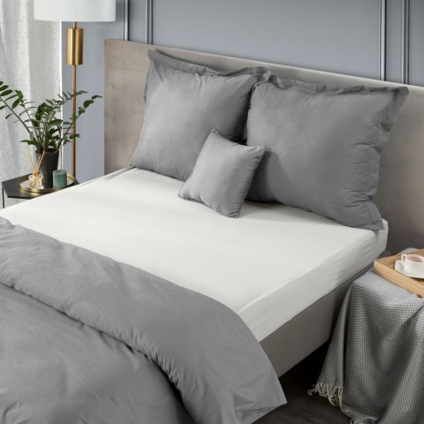 PRZEŚCIERADŁO EUROFIRANY NOVA 160X210 CM JASNOSZARY