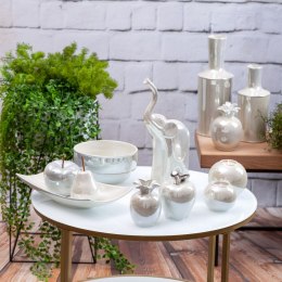 PATERA EUROFIRANY   DEKORACYJNA    SIMONA3 31X17X7 CM PERŁOWY