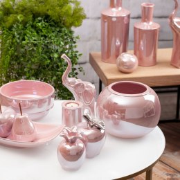 FIGURKA DEKORACYJNA SIMONA1 11X11X13 CM RÓŻOWY