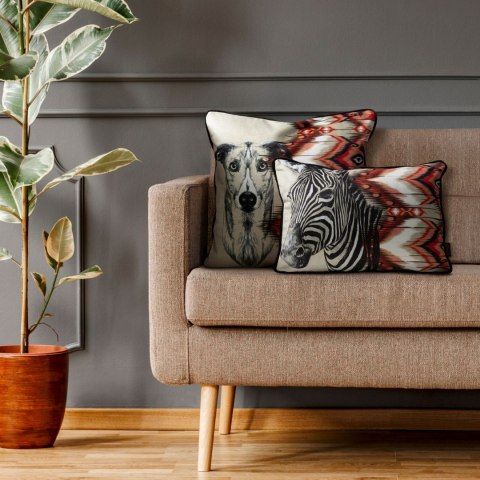 PODUSZKA DEKORACYJNA CEBRA 45X30 BEŻOWY