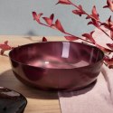 SZKLANA MISA     MISKA DEKORACYJNA   PATERA EUROFIRANY EUROFIRNY NIKOL (FI) 40X5 CM BURGUND