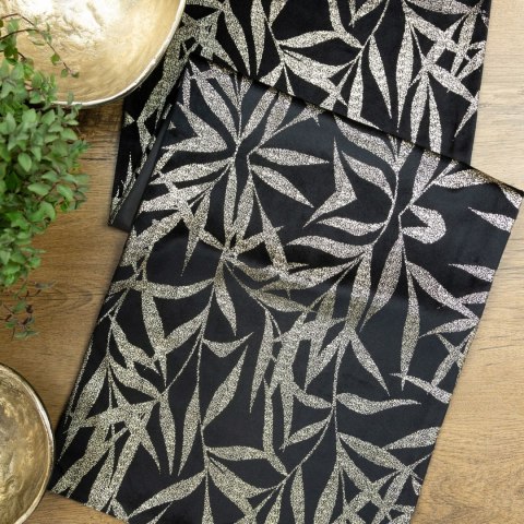 BIEŻNIK OBRUS EUROFIRANY BLINK 15 35X140 CM CZARNY