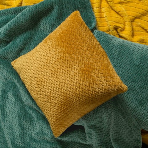 CIEPŁY KOC EUROFIRANY PLED D91 CINDY3 150X200 C.ZIEL 150X200 NARZUTA CIEMNOZIELONY