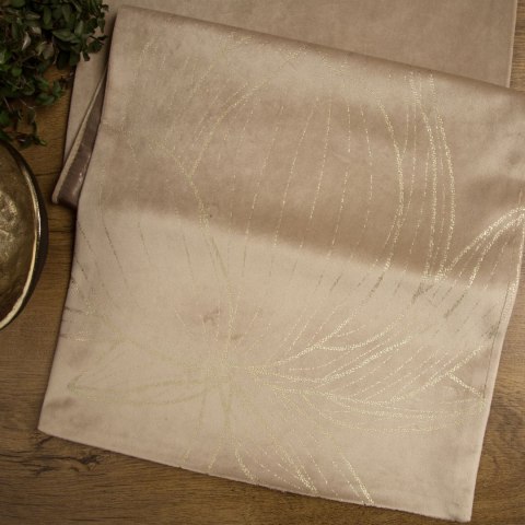 BIEŻNIK OBRUS EUROFIRANY BLINK 12 35 X 220 CM BEŻOWY