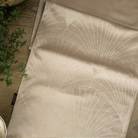 BIEŻNIK OBRUS EUROFIRANY BLINK 14 35 X 220 CM BEŻOWY