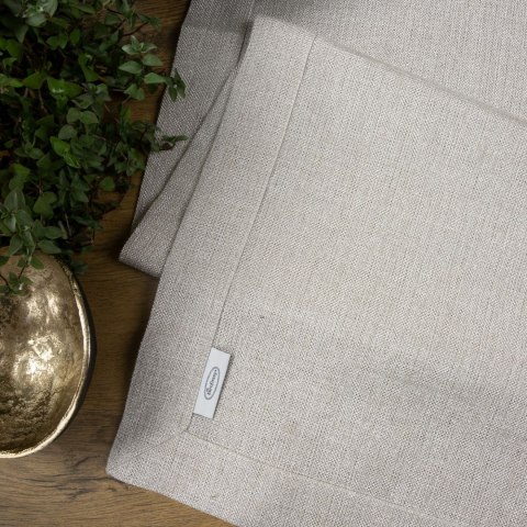 OBRUS GRUBY ZE SREBRNĄ NICIĄ STELLA2 145X400 SZARY