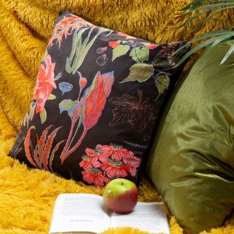 POSZEWKA NA PODUSZKĘ EUROFIRANY EUROFIRANY    FLAR 2 45X45 CM CZARNY