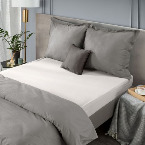 PRZEŚCIERADŁO JERSEY3 240X220 CM, WYS.30 CM KREMOWY