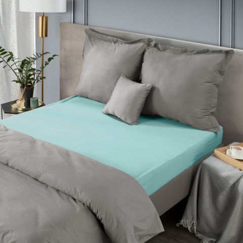 PRZEŚCIERADŁO JERSEY3 240X220 CM, WYS.30 CM MIĘTOWY