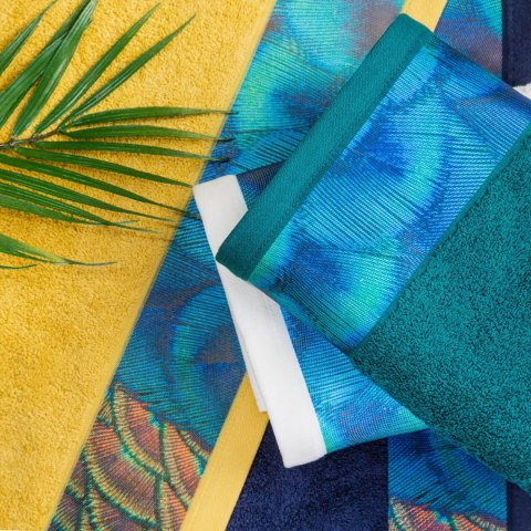 RĘCZNIK CAMILA 70X140 CM SREBRNY