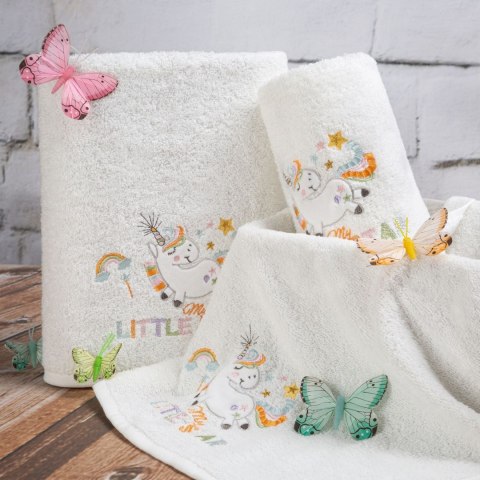 RĘCZNIK DZIECIĘCY BABY35 75X75 CM BIAŁY