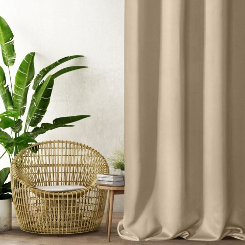 ZASŁONA GOTOWA   D91 PARISA 140X250 CM BEŻOWY