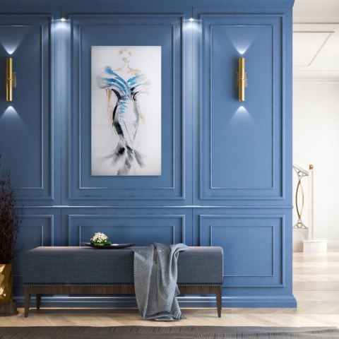 OBRAZ 334 60X120 60 X 120 CM BIAŁY