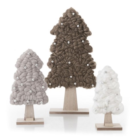 FIGURKA DEKORACJA ŚWIĄTECZNA CHOINKA 40CM EUROFIRANY