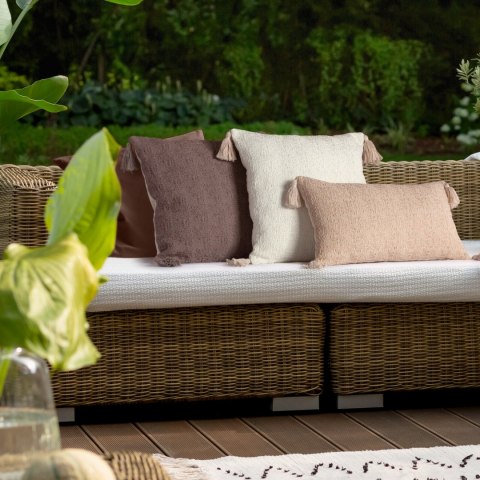 POSZEWKA EUROFIRANY   NA PODUSZKĘ BOHO 7 45X45 CM BRĄZOWY