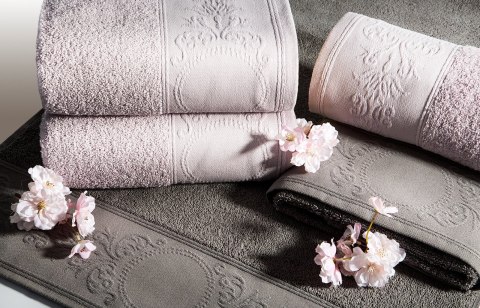 RĘCZNIK ANGIE (05) 50X90 CM STALOWY