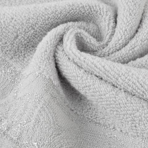 RĘCZNIK AGIS (03) 50X90 CM SREBRNY