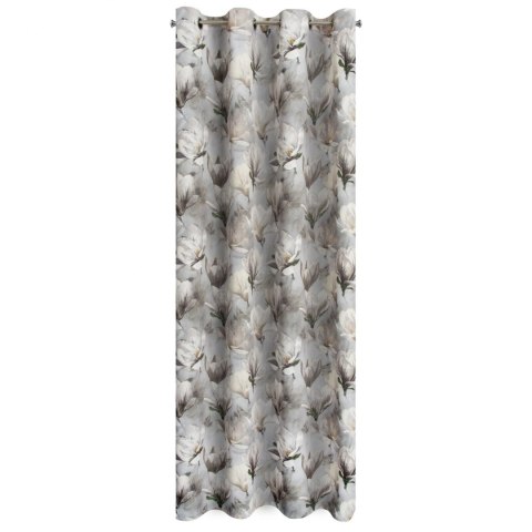 ZASŁONA GOTOWA   LARI 140X250 CM SREBRNY