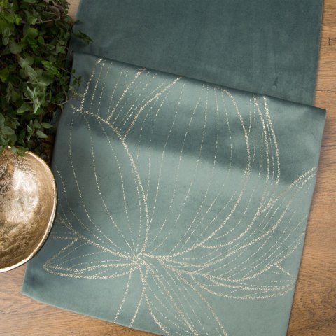 BIEŻNIK EUROFIRANY OBRUS   BLINK 12 35 X 180 CM CIEMNOMIĘTOWY