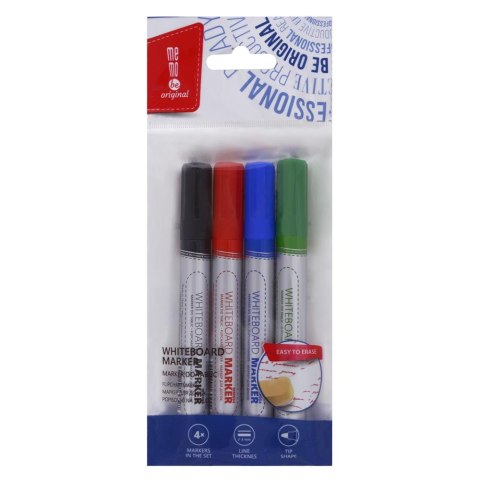 Komplet akcesorii do tablic Memo Be płyn 125ml 4 markery gąbka magnetyczna magnesy MZ002