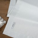 SERWETA ZE SREBRNĄ NICIĄ OBRUS JULIA 85 X 85 BIAŁY