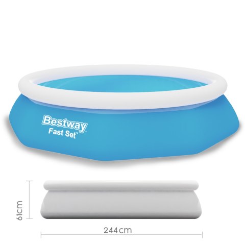 BESTWAY BASEN ROZPOROWY OGRODOWY 244x61cm 57448