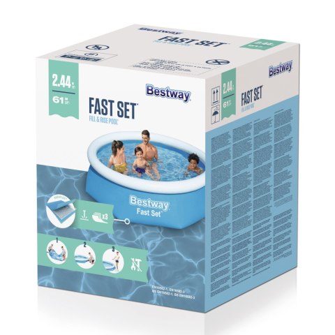 BESTWAY BASEN ROZPOROWY OGRODOWY 244x61cm 57448