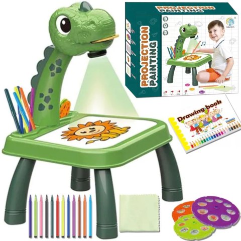 Projektor do rysowania stolik dinozaur mazaki 2201