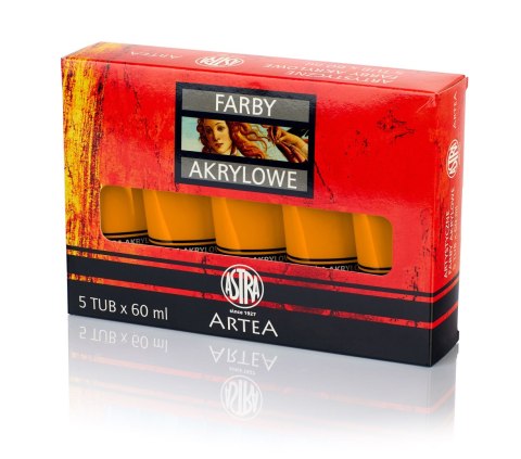 Farba akrylowa Astra tuba 60ml - kadmium żółty ciemny, 83410933 (X)