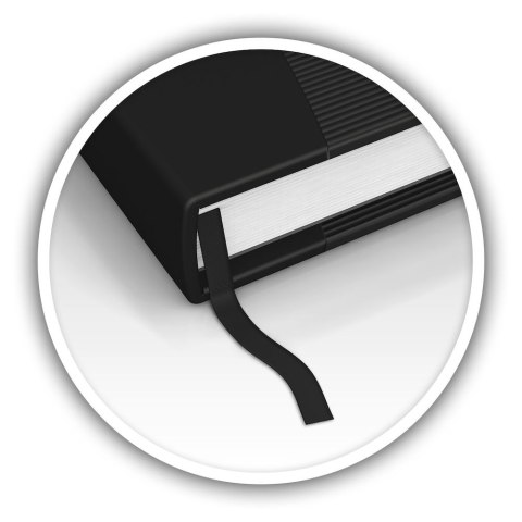 Notatnik_OXFORD SIGNATURE A5 80k 90g czarny, gładki, 100735220