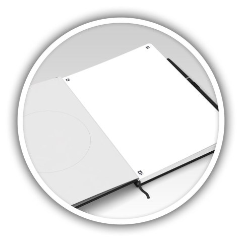 Notatnik_OXFORD SIGNATURE A5 80k 90g czarny, gładki, 100735220