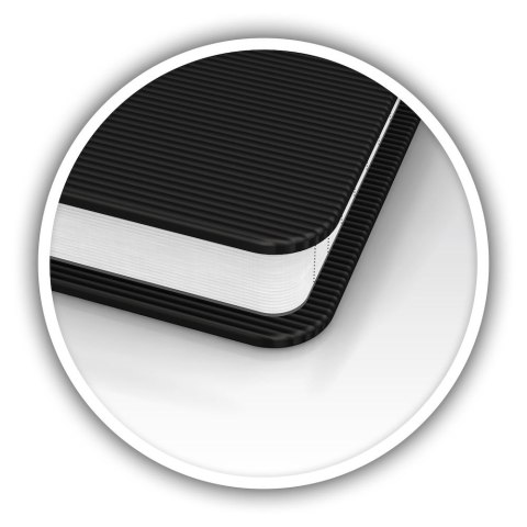 Notatnik_OXFORD SIGNATURE A5 80k 90g czarny, linia, 100735218