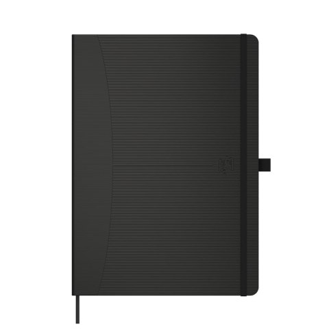 Notatnik_OXFORD SIGNATURE A5 80k 90g czarny, linia, 100735218