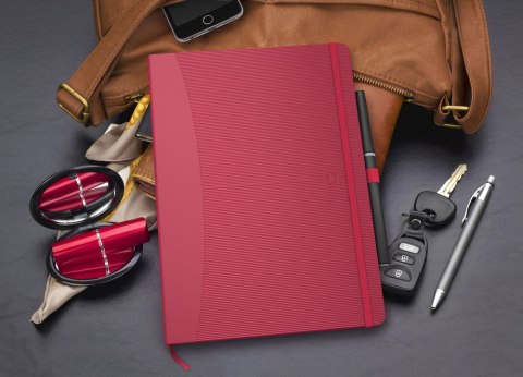 Notatnik_OXFORD SIGNATURE A5 80k 90g kobiece kolory, kratka, 40045815 100735213 pastelowe kolory