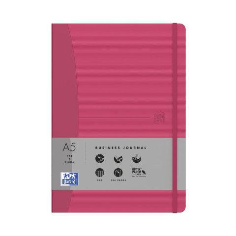 Notatnik_OXFORD SIGNATURE A5 80k 90g kobiece kolory, kratka, 40045815 100735213 pastelowe kolory