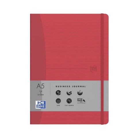 Notatnik_OXFORD SIGNATURE A5 80k 90g kobiece kolory, kratka, 40045815 100735213 pastelowe kolory