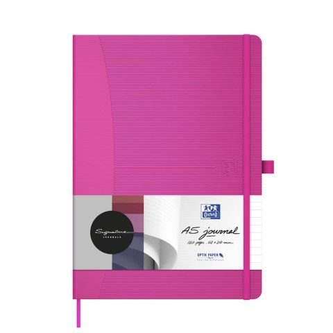 Notatnik_OXFORD SIGNATURE A5 80k 90g różowy kratka 100735228
