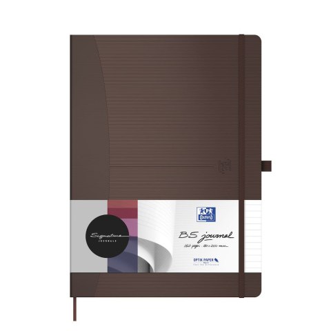 Notatnik_OXFORD SIGNATURE B5 80k 90g ciemne kolory, linia 100735214
