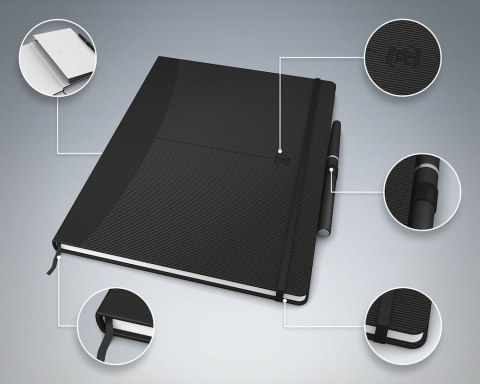 Notatnik_OXFORD SIGNATURE B5 80k 90g ciemne kolory, linia 100735214