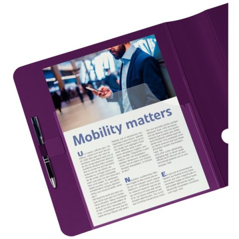 Segregator Leitz 180_ Active Urban Chic 65 mm, fioletowy 11170065