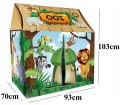 NAMIOT ZOO Z PODŁOGĄ DWA WEJŚCIA 103 CM-239