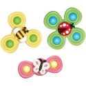 3 przyssawki sensoryczne grzechotka spinner ME-042