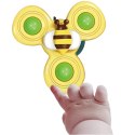 3 przyssawki sensoryczne grzechotka spinner ME-042