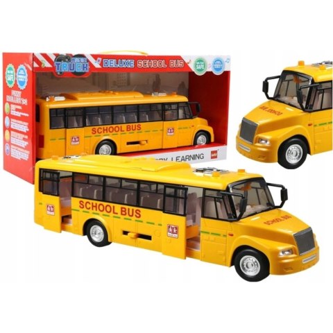 AUTOBUS SZKOLNY OTWIERANE DRZWI DŹWIĘK ŚWIATŁA 911