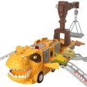 CIĘŻARÓWKA DINOZAUR Z AUTAMI T-REX AUTA DŹWIG 692A