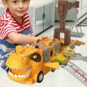 CIĘŻARÓWKA DINOZAUR Z AUTAMI T-REX AUTA DŹWIG 692A