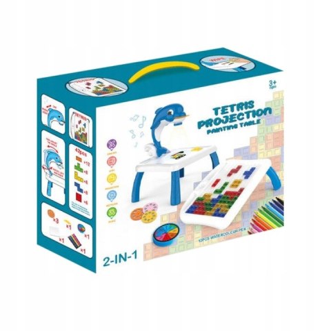 Projektor do rysowania stolik delfin tetris 200-1N