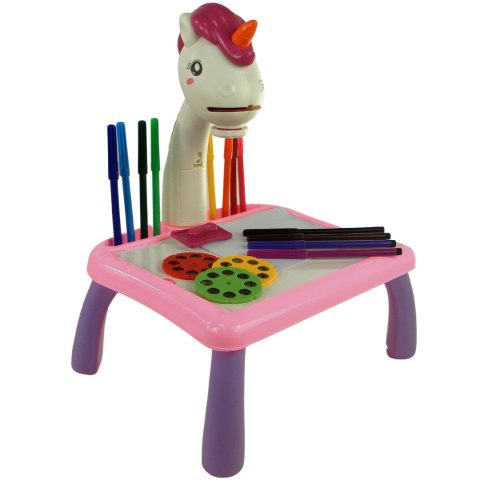 Projektor do rysowania stolik jednorożec tetris 5R