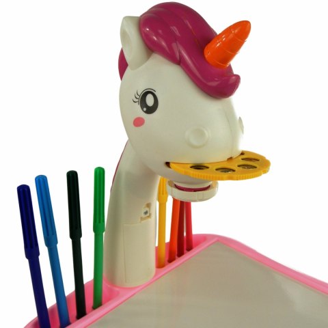 Projektor do rysowania stolik jednorożec tetris 5R